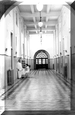 Doctor and nurse in corridor
