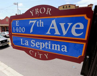 5 x 7 Postcard 7th Avenue La Septima Latin Music Stores etc Details about   Ybor City Florida 